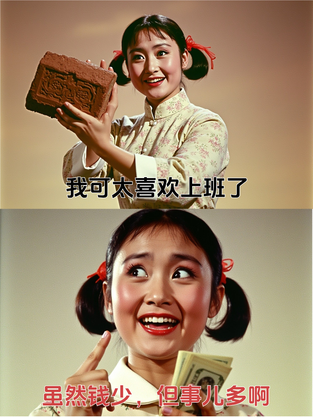 我可太喜欢上班了