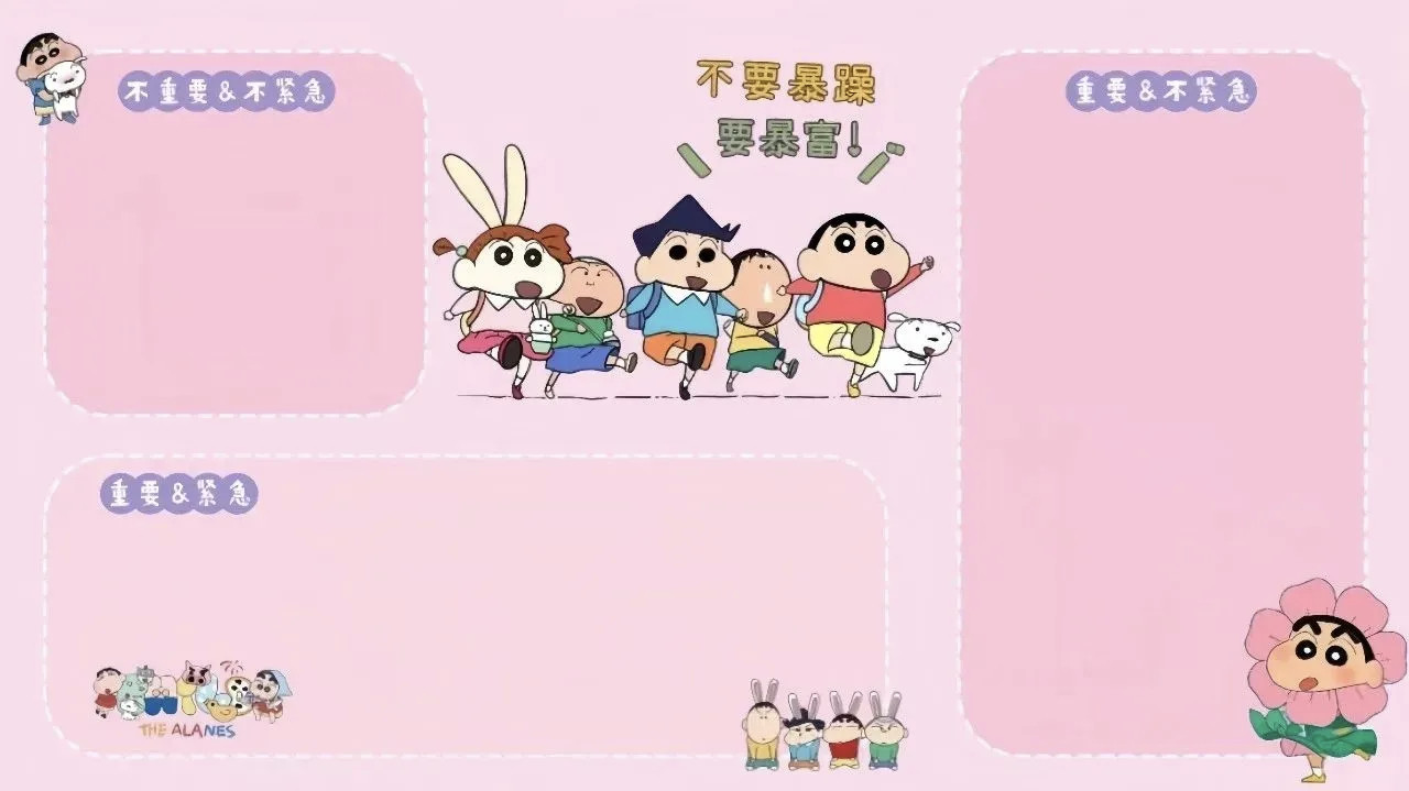 蜡笔小新iPad平板丨电脑壁纸套图️.🖍️·☆˚₊*◞动漫点评团丨次元新星