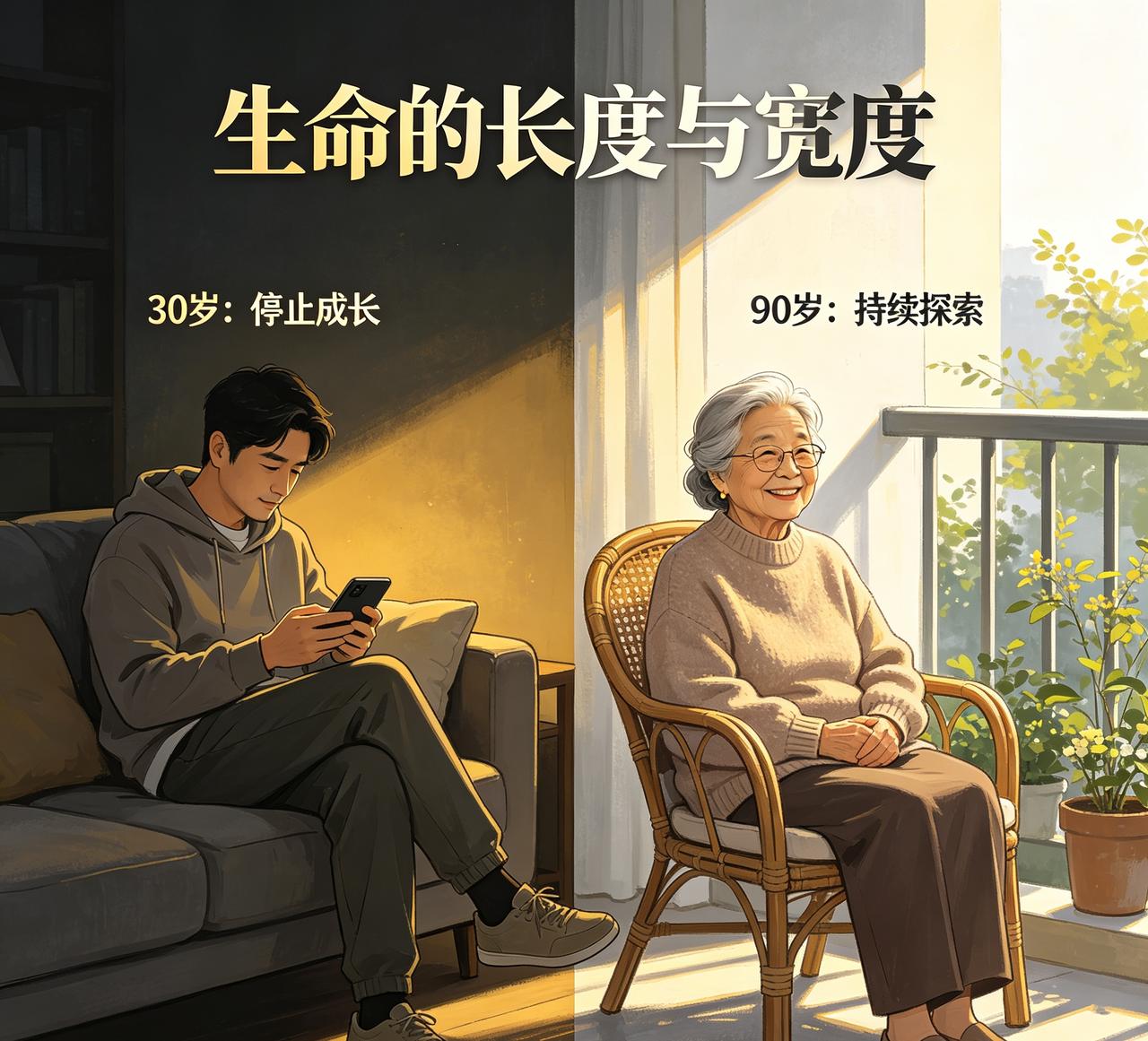 有些人30多岁就死了，有些人能活到90多岁太真实了！有的人30出头，