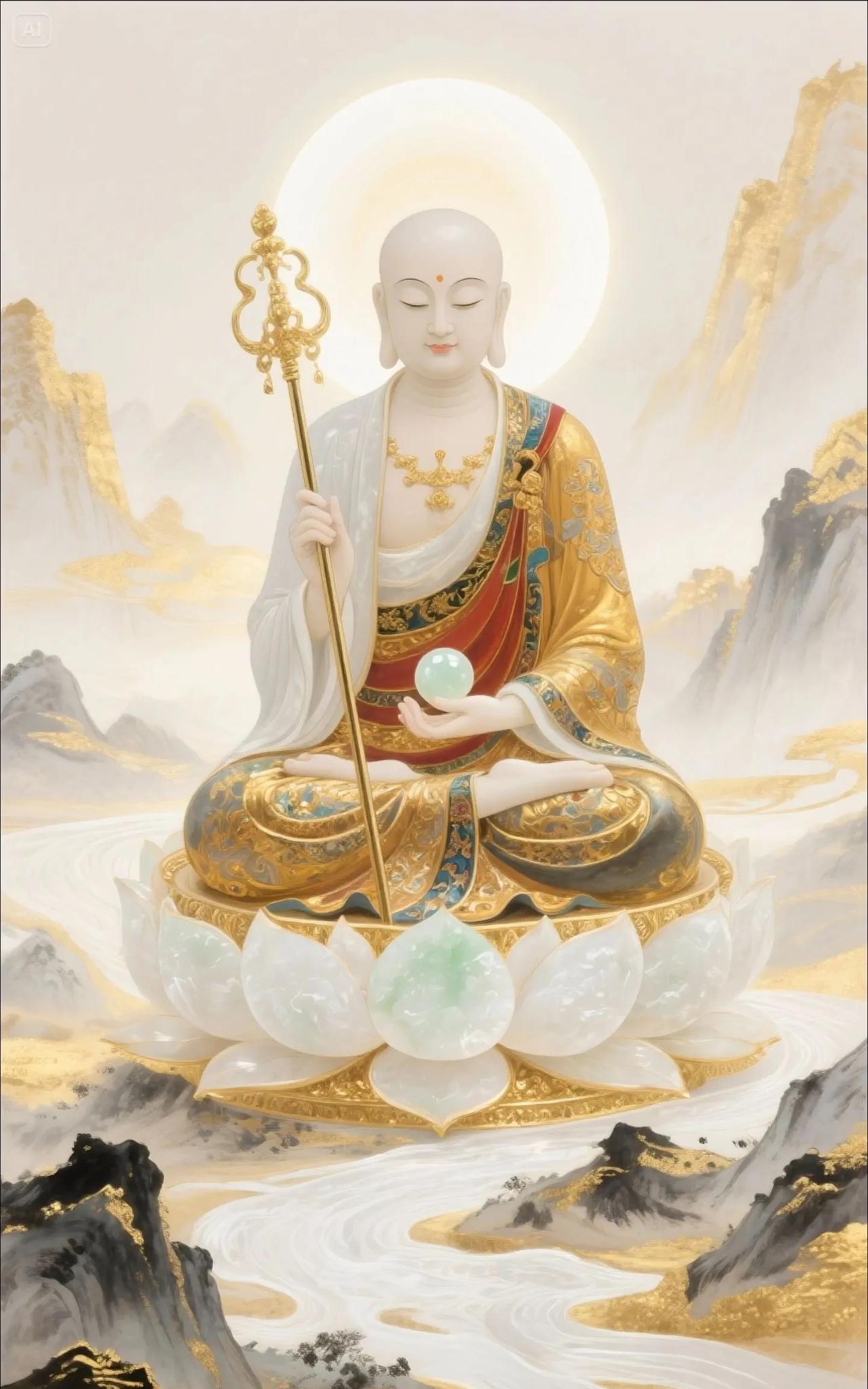 地藏忏即：地藏菩萨佛像前忏悔。清净身口意，净手、烧香、供养、供灯、双手合十，