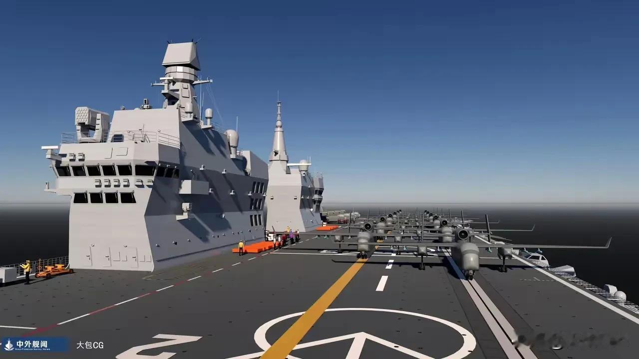 高山的CG图，九天上076，那是如虎添翼啊，真成了名副其实的海陆移动堡垒。