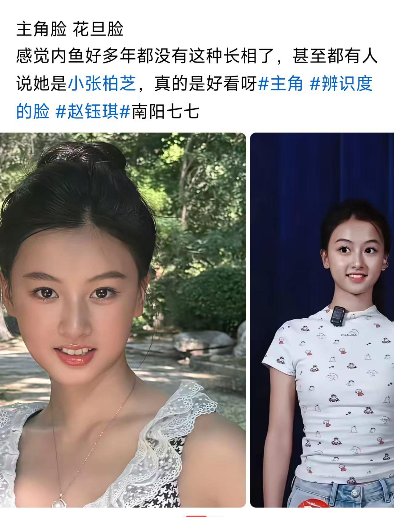 这眉眼，真有点张柏芝当年的神韵啊