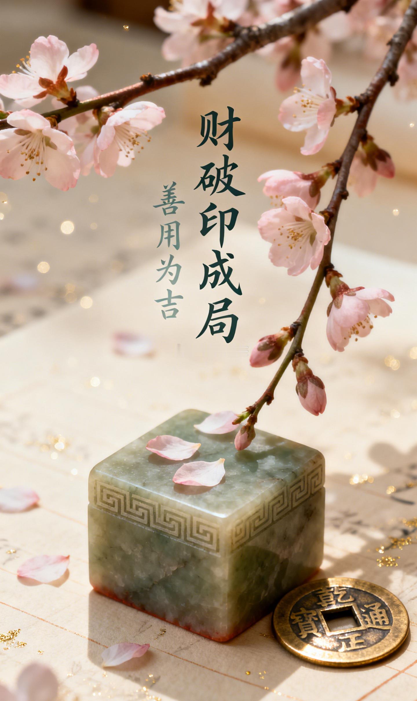 财破印这个说法，听起来很像是一句糟糕的断语，但落到实际的格局里，其实有两种完全不