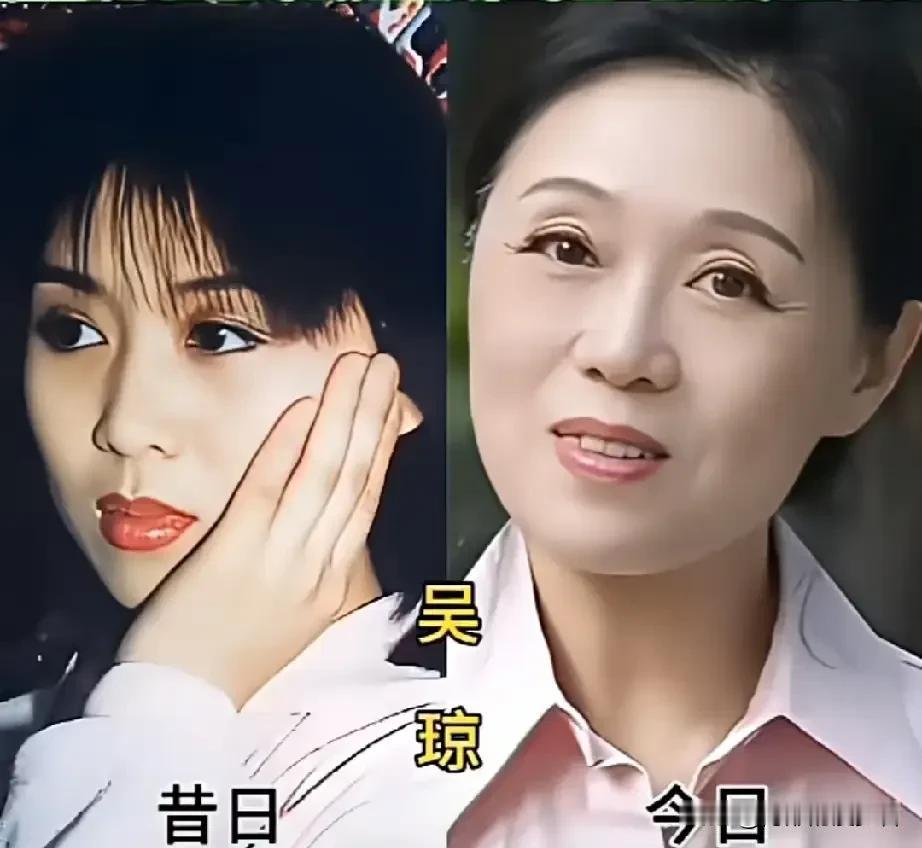 八九十年代黄梅戏家喻户晓的“五朵金花”今昔对比照，满是戏曲独有的温柔韵味。年轻时