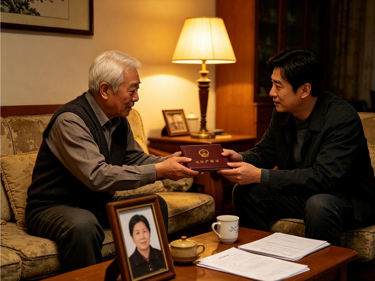 老伴去世后，我把房子过户给儿子，半年后儿子说：“爸，这房子现在是我的，你搬出去”
