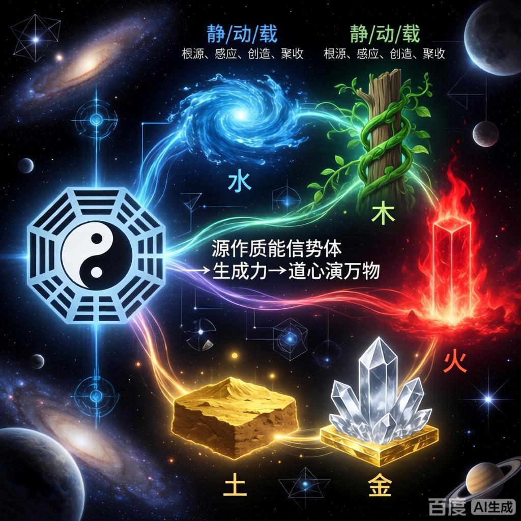 旋转子→粒基→1.光基；2.硅基；3.碳基；→各种生命。旋转子作为微观层面的基础