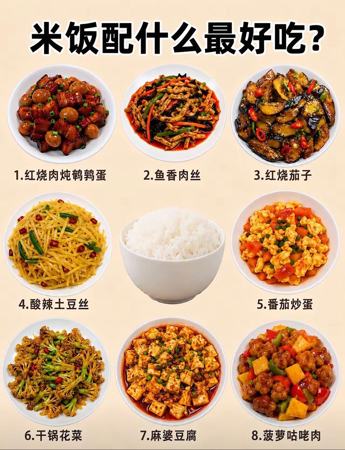全家聚餐玩美食抉择游戏，八款下饭好菜，挑一个难住全家人。这八样经典家常菜和家人