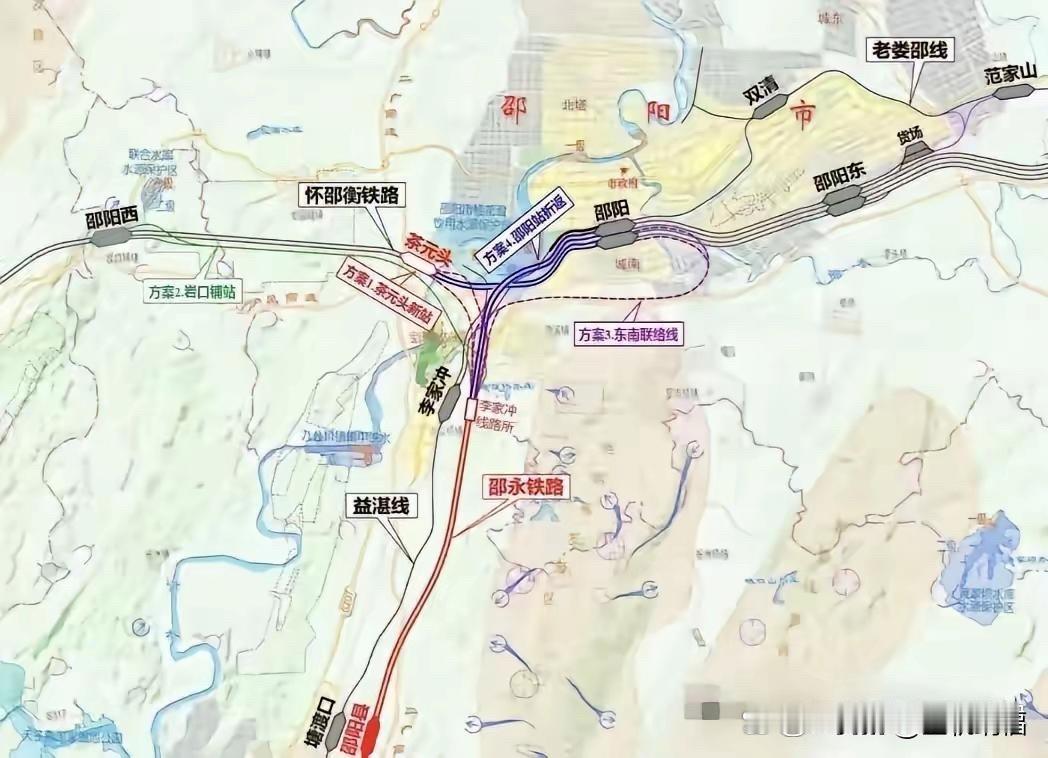 其实邵永高铁的西南联络线，对广西的用处不是很大。邵永高铁联络线，方便广西从永州