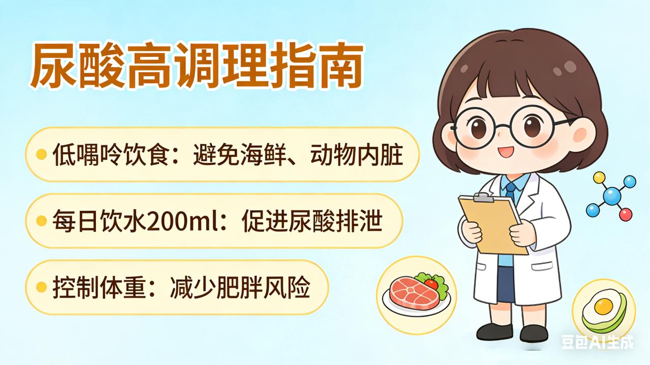 别再只靠忌口硬扛！尿酸高从来不是小毛病，听倩倩药师一句实在话：降尿酸远不止少吃海