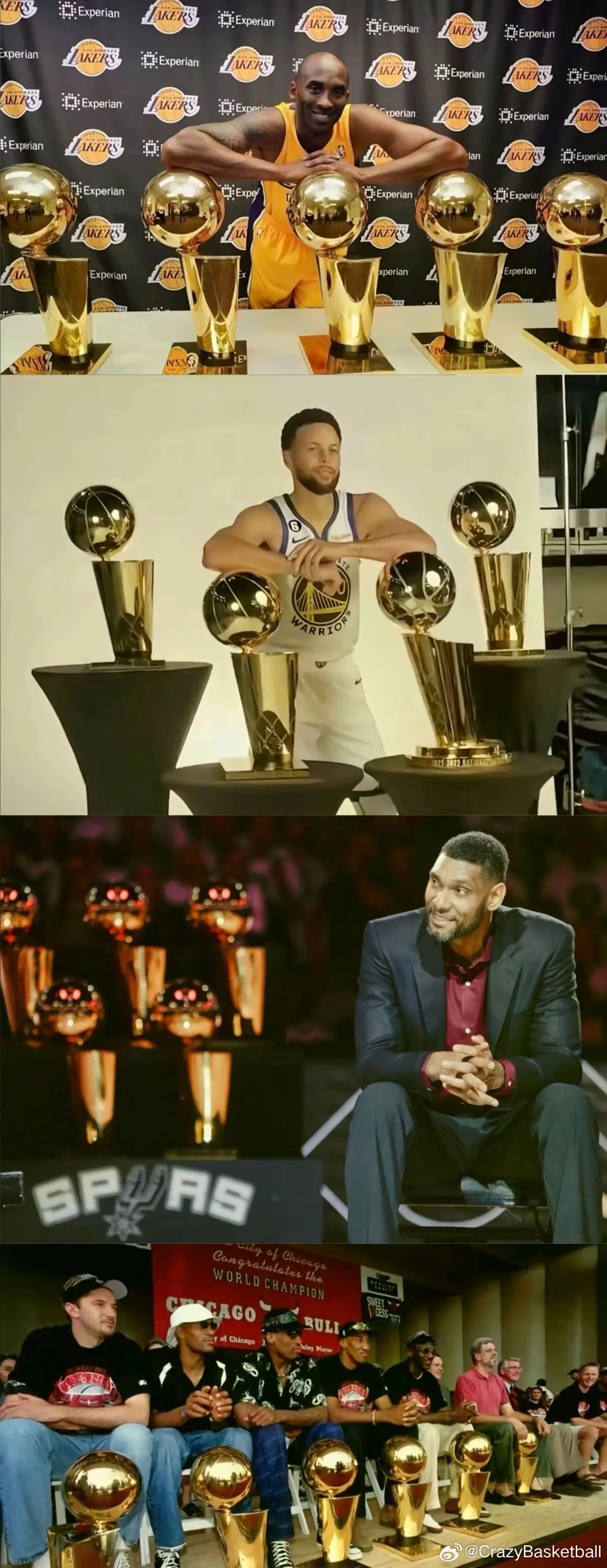 NBA史上最有排面的个人荣誉合影​​​