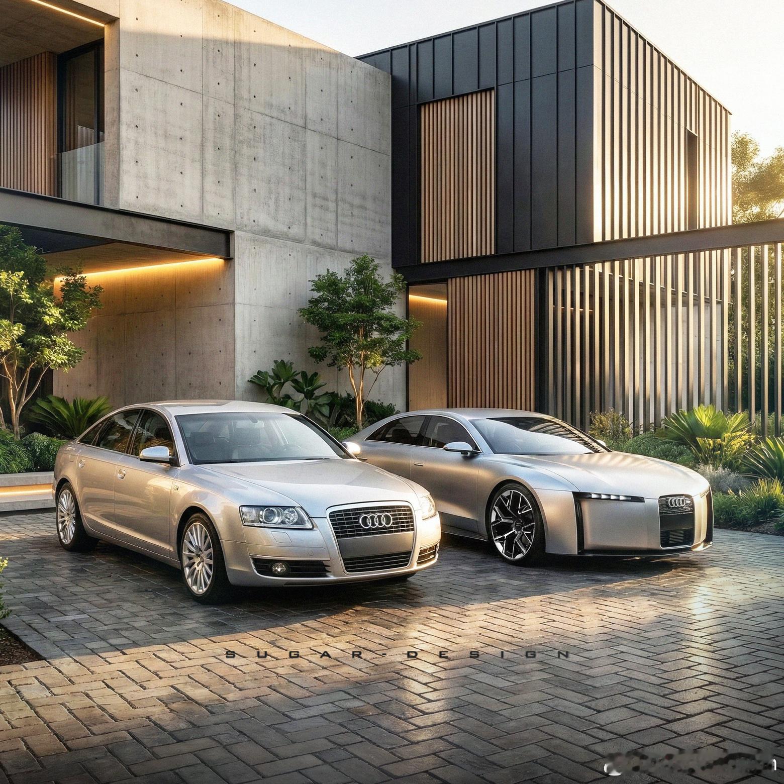 新车前沿预览我与汽车的日常突破科技，时代重启！奥迪下一代A6新车设计预览！最近