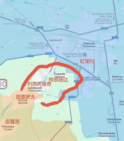 重大消息！红军城的局势现在是一天一个样。俄军中部集群一天时间就占领了新经济镇，开