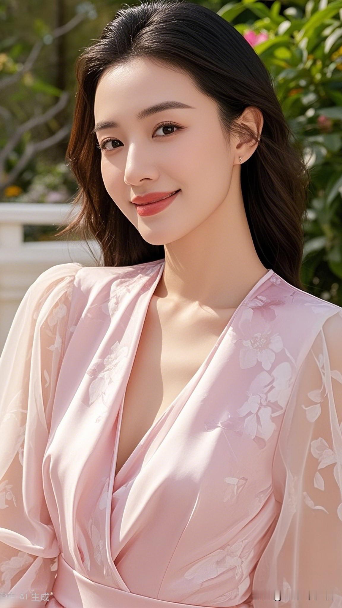 花间美人笑，春风满面娇。有哪些美女让人过目难忘？粉嫩春日穿搭，甜美少女心爆棚?