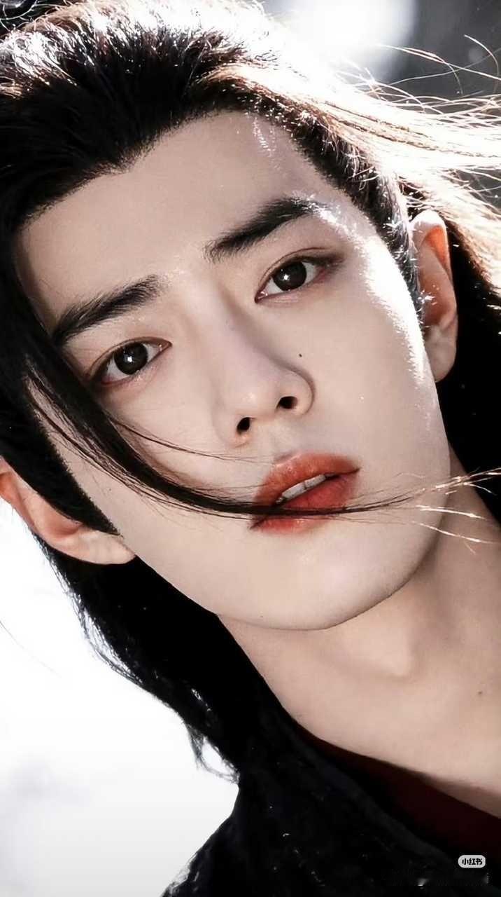 肖战兼具帅和美，有男性的帅气和硬朗，又有眉眼间的柔和和风情万种，这样的美男子真是