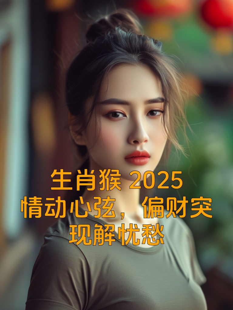 生肖猴2025：情动心弦，偏财突现解忧愁