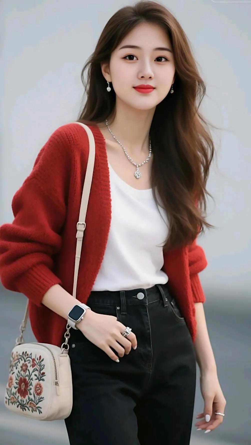 清纯甜美女神穿搭