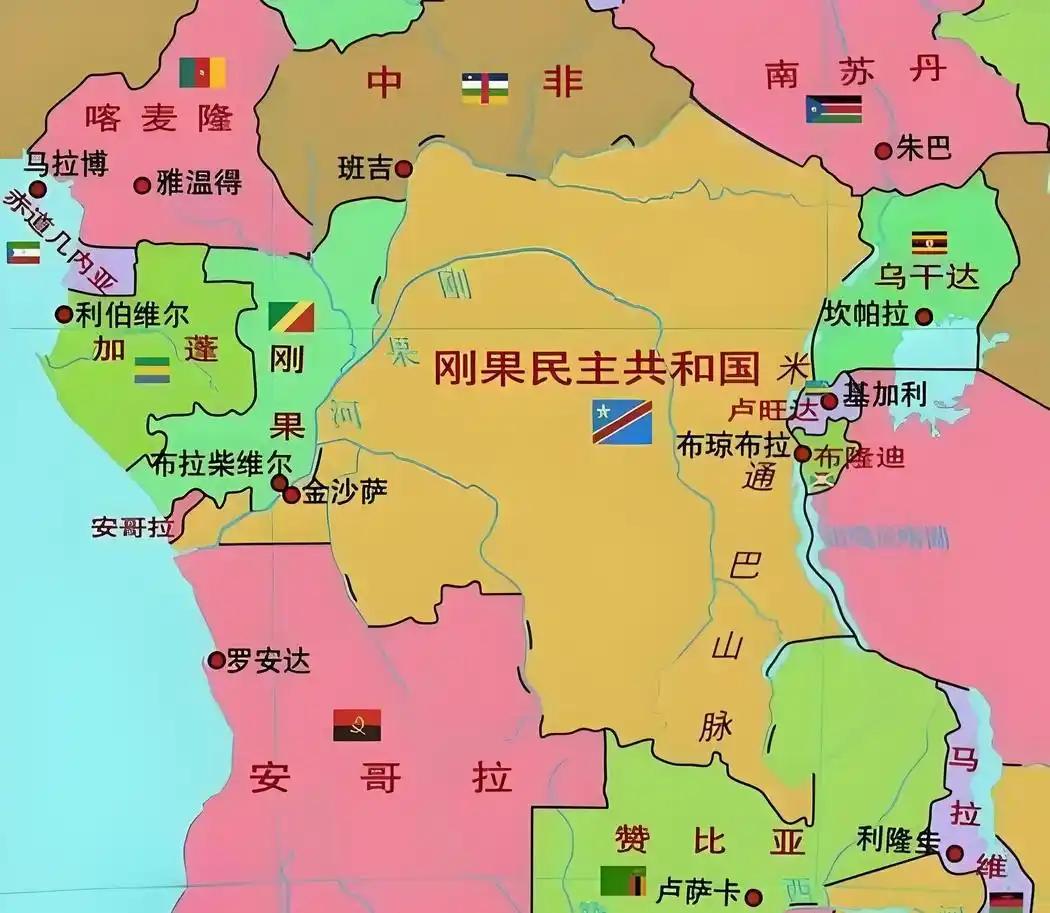 刚果为什么要加个金字？不仅有个刚果（金)，还有一个刚果（布)，不过这两个国家跟