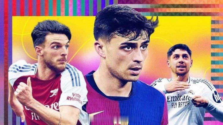 ESPN评选24/25赛季15大中场：1、佩德里，巴塞罗那／西班牙，22岁2、赖