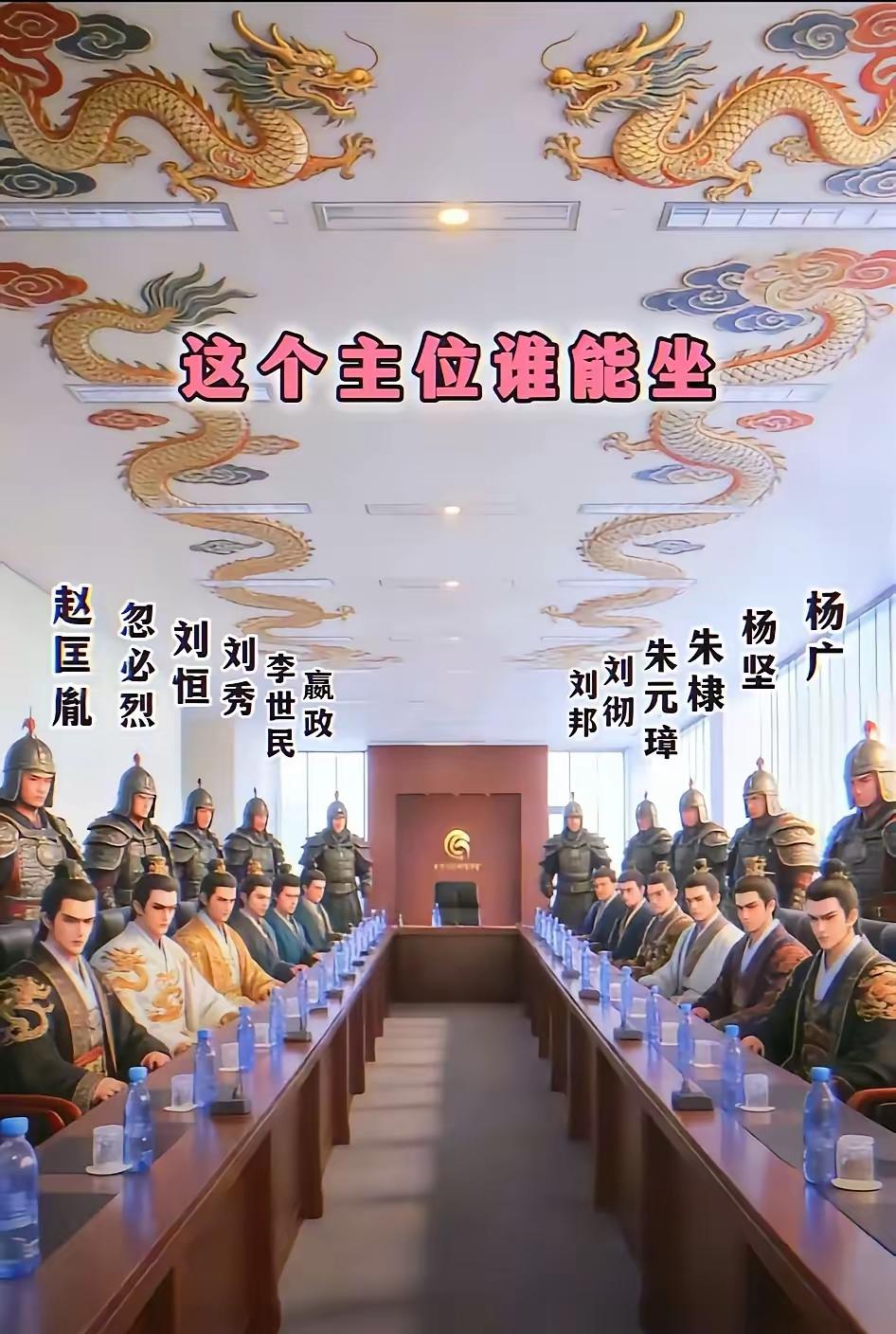 连秦始皇，刘邦，李世民，都坐偏位，正中这个主位谁该来坐？