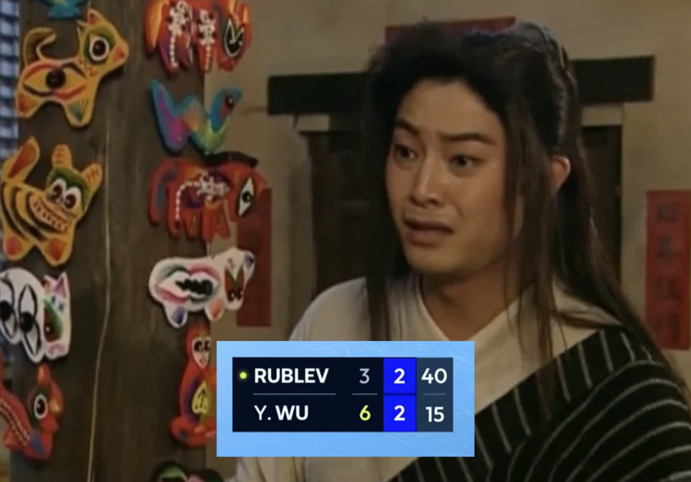 ATP香港250次轮，吴易昺6-3/2-6/1-6遭卢布列夫逆转，无缘