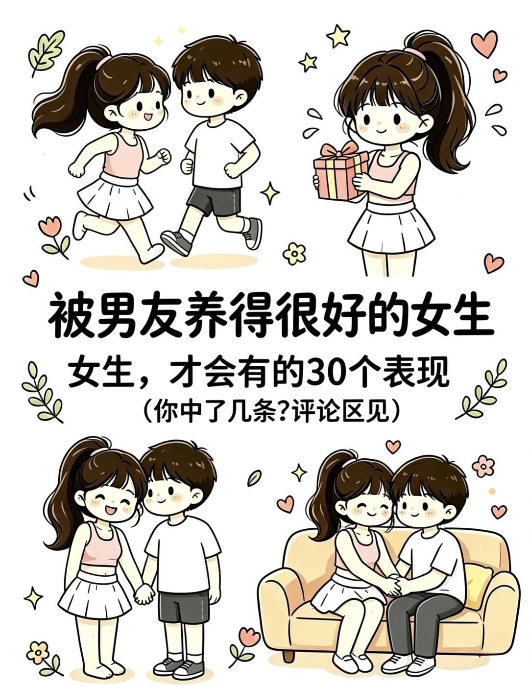 被男友养得很好的女生才会有的30个表现被男友养得很好的女生才会有的30个表现，