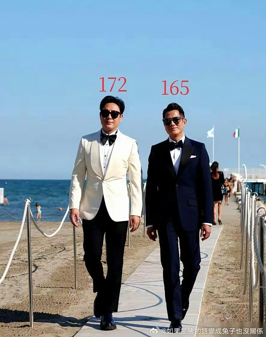 一般人还真别和张颂文郭富城比这俩演员太有气势了，虽然个子不高