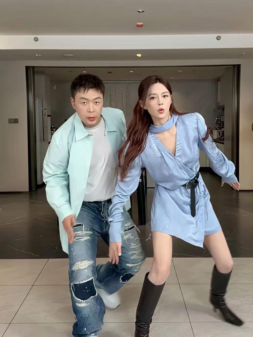沈梦辰网速好快啊、和杜海涛合拍闪身步，他俩应该快结婚了吧，沈梦辰心真大​