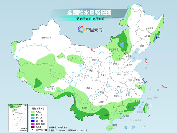 南方雨势逐渐减弱东北等地仍多降雨 下周初中东部炎热程度将达鼎盛