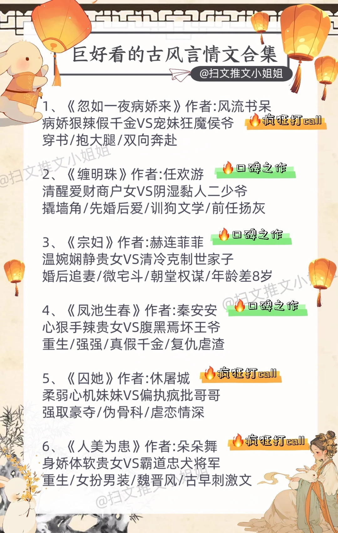 都是巨巨巨好看的古言小说