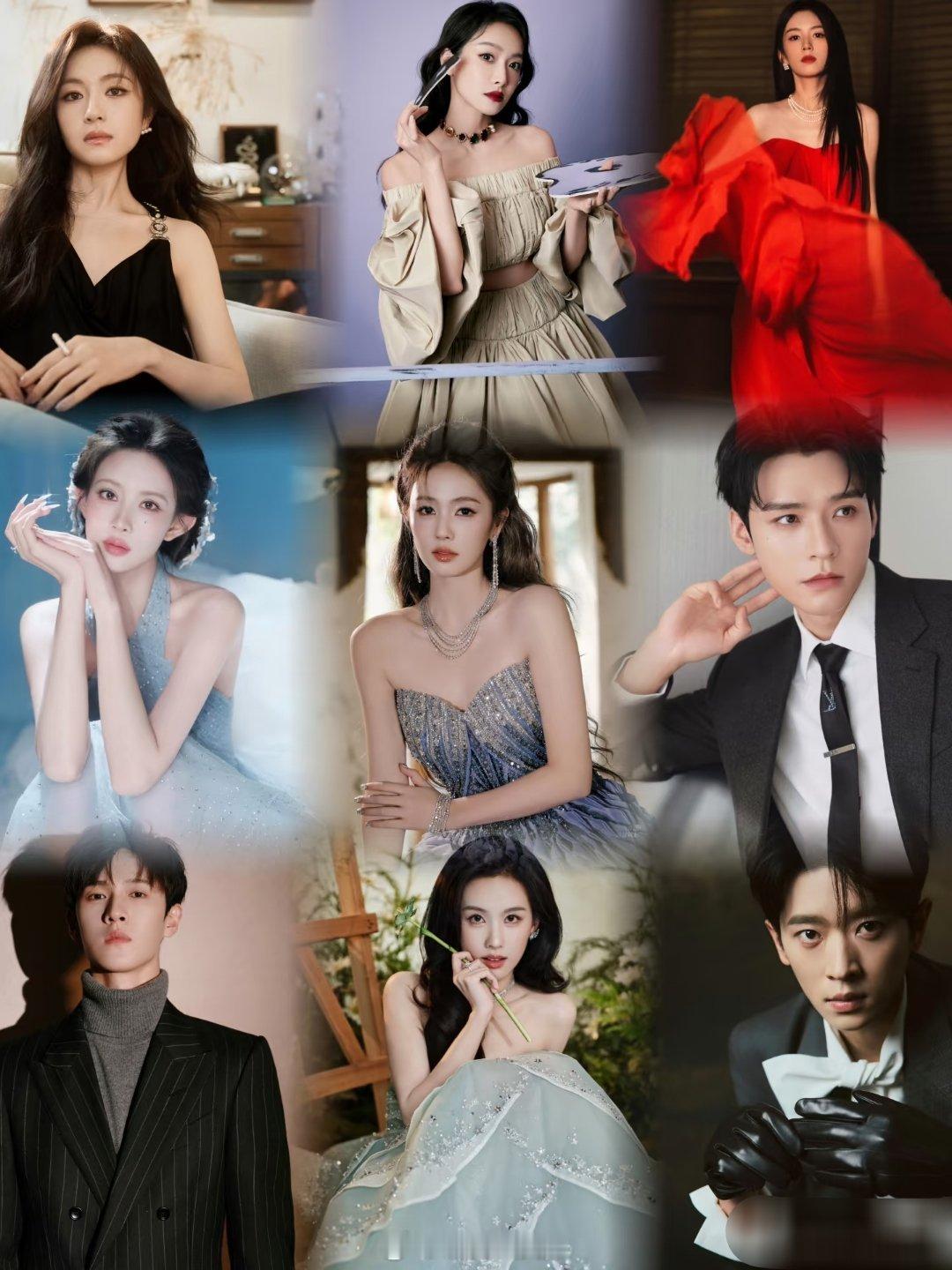 目前确定出席星光大赏的明星们，，目前全是小花小生