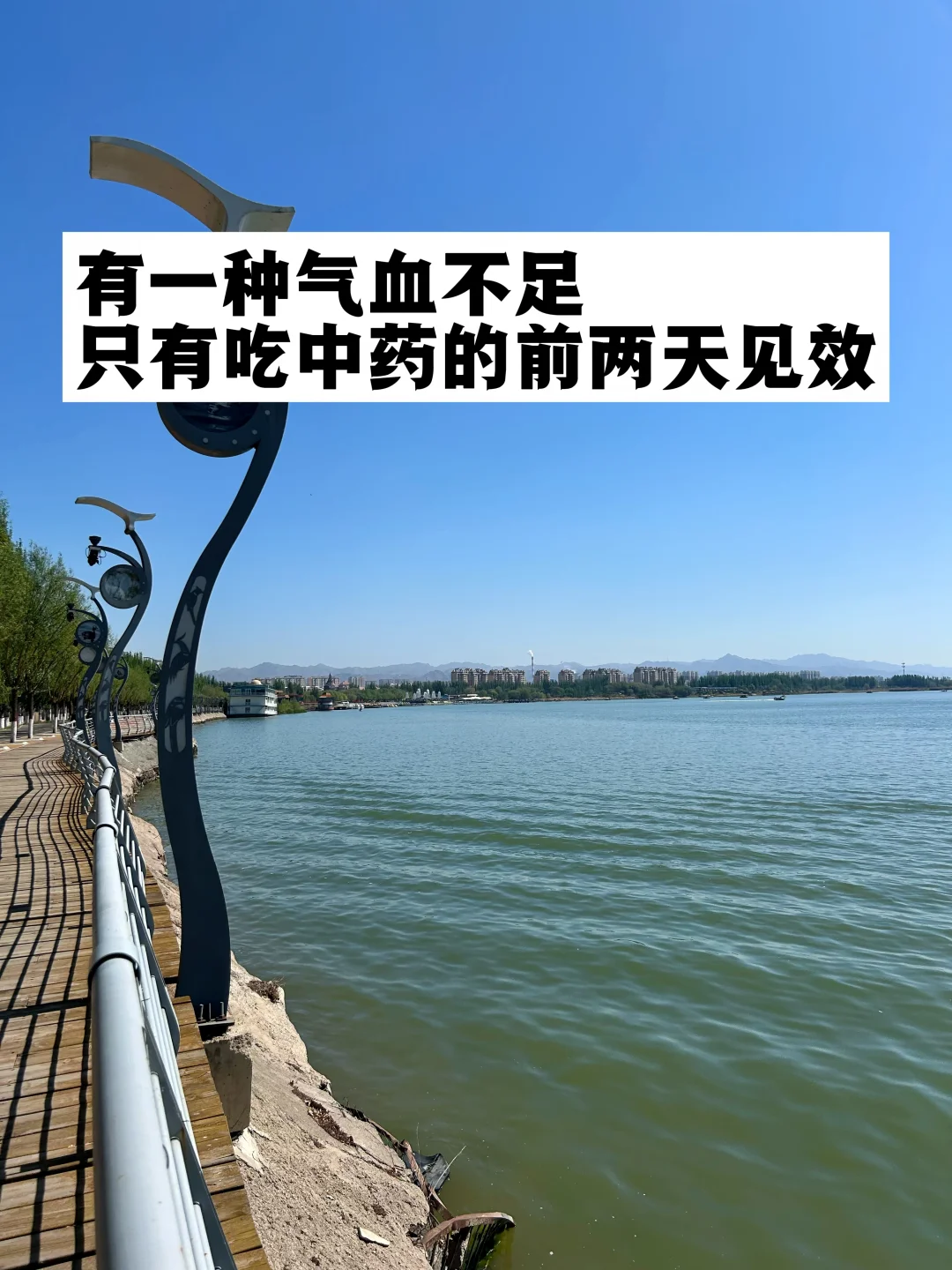 有一种气血不足，只有吃中药的前两天见效.
