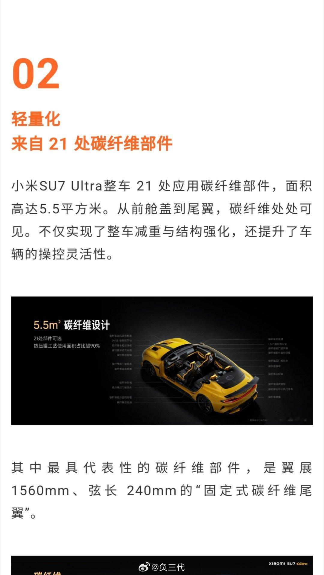 打破纽北量产电动车圈速记录的那辆小米SU7Ultra上除了选装「赛道专业套装」
