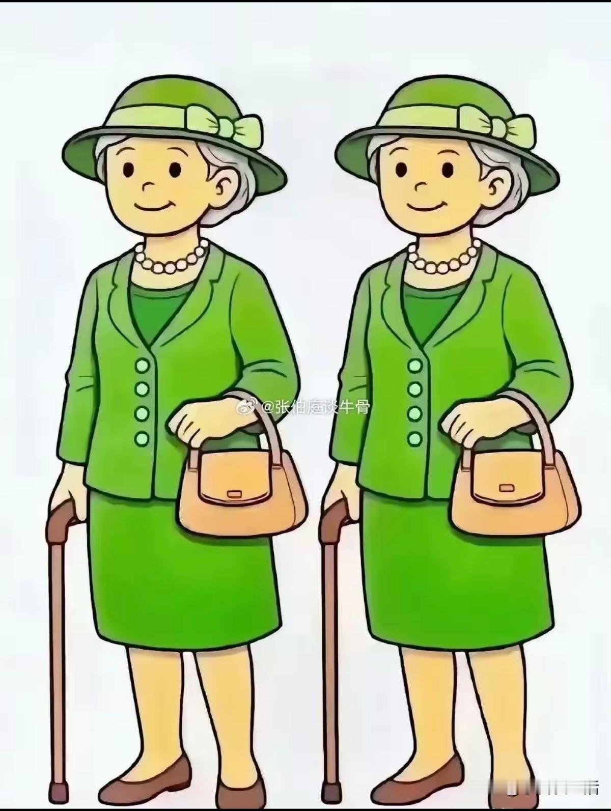足足看了5分钟，都没找到哪一处不同
