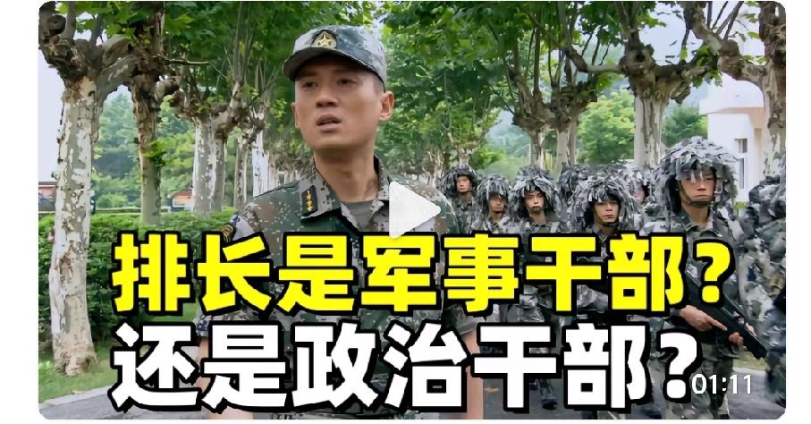 排长到底算军事干部还是政工干部呢？众所周知，以后连以上的机构才会实行军政分开，