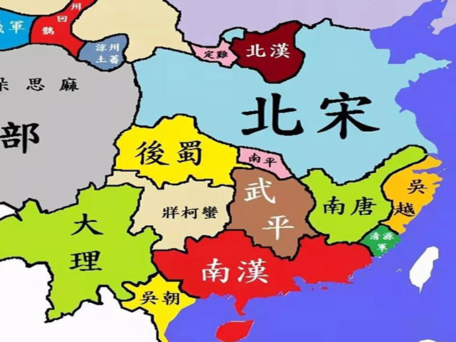 南汉四帝：1.高祖刘䶮：29岁登基建汉，在位25年因病驾崩；（开国之君）