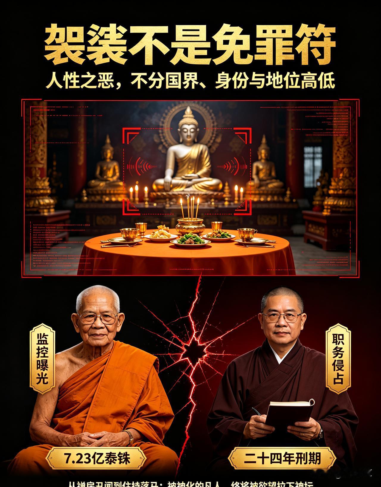 跨越国界的两起宗教丑闻：袈裟不是免罪符，人性之恶不分地域。据红网和参考消息报道