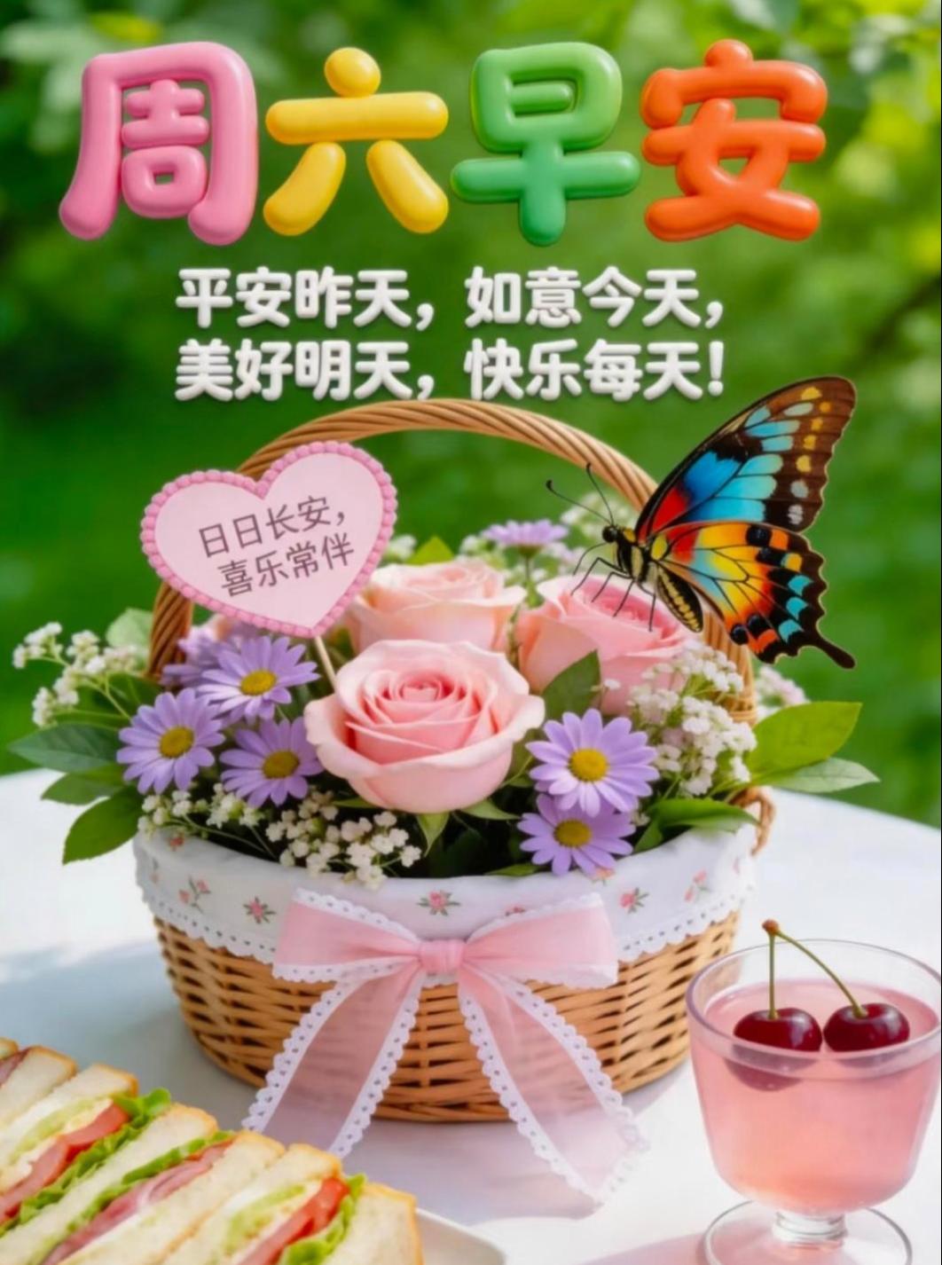 🌈周六早安！新的一天又悄然而至，把日子过成喜欢的样子，忙碌时认真，闲暇时尽兴。
