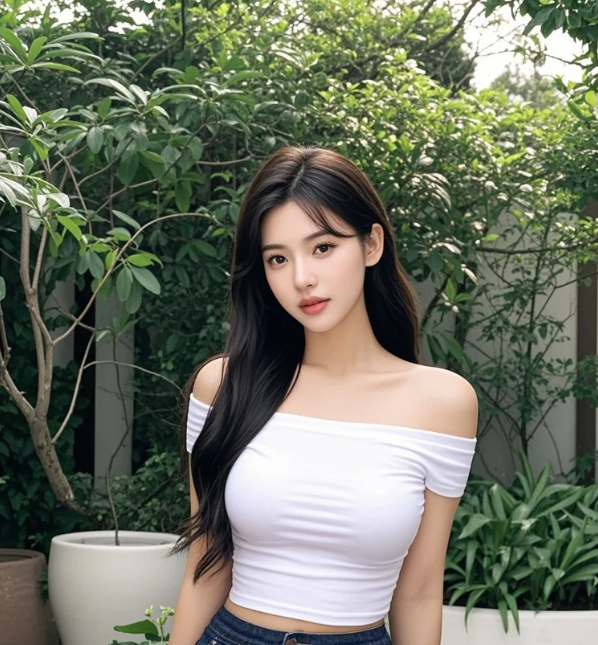 园林深处，藏着一抹温柔的身影