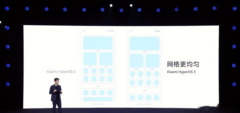 澎湃OS3图标、网格、状态栏焕新，感觉果味更浓了小米澎湃OS3​​​