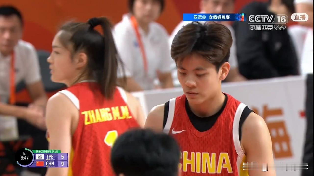 中国女篮核心杨舒予真是太让人担忧了！在今天进行的中国女篮和中国台北女篮的亚运会女
