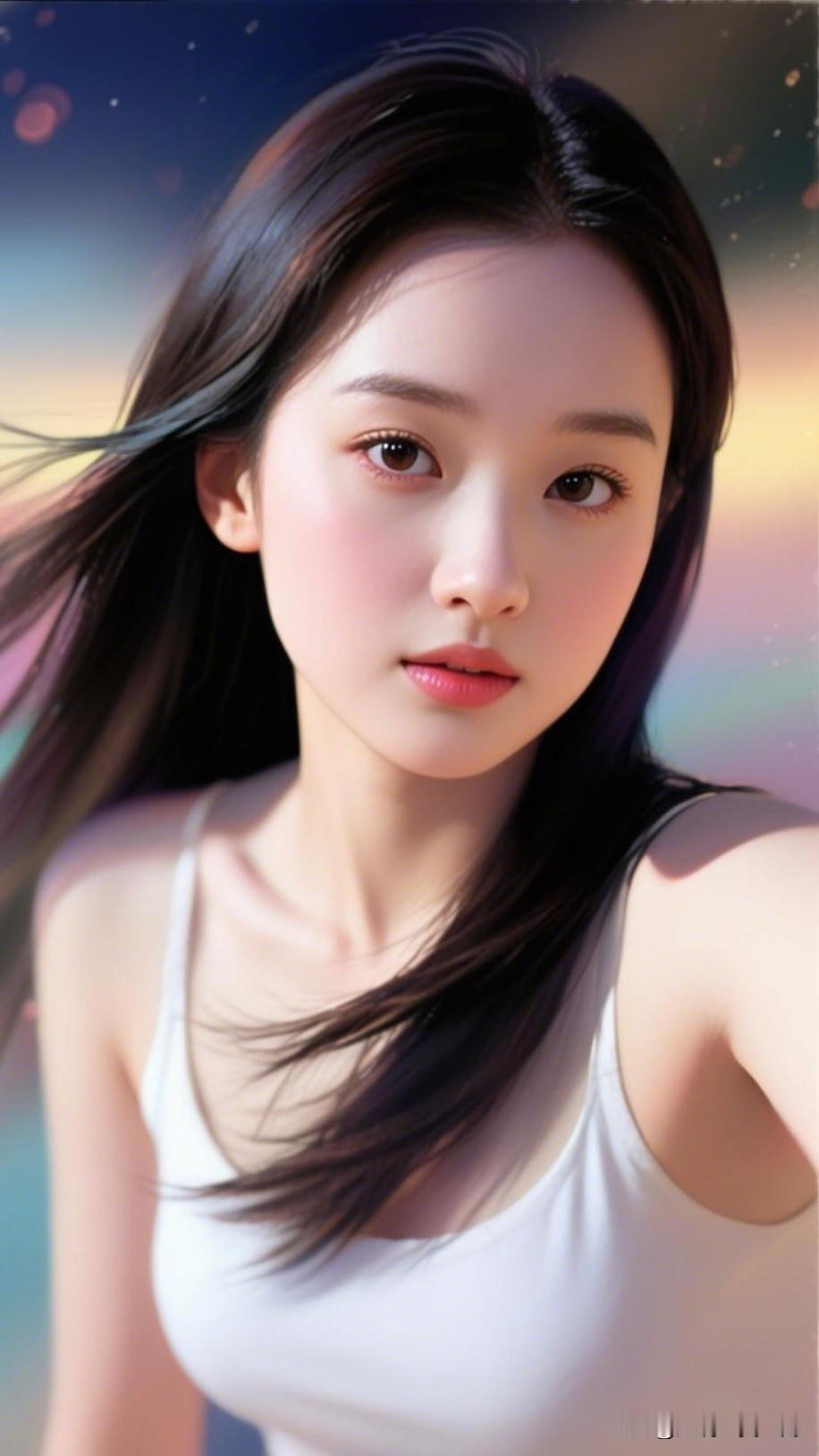 梦幻少女，柔美发丝，清新夏日风。你觉得最漂亮的女星是谁