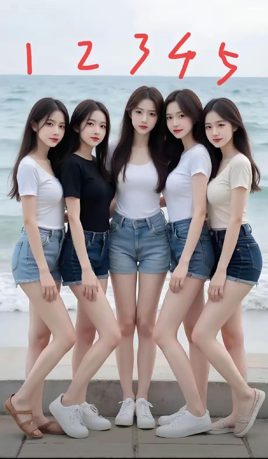 五位女生，都说非你不嫁，直觉告诉我，你选几号？