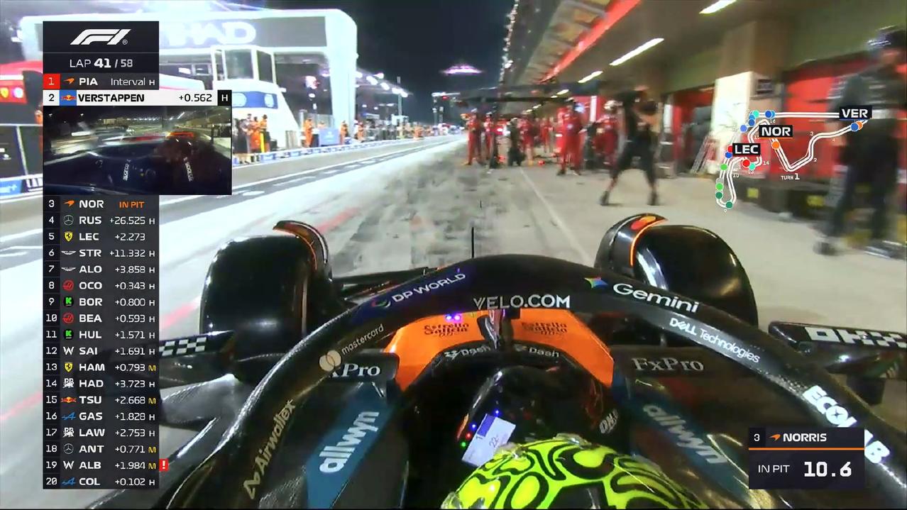 从未如此希望潘子拿生涯第五冠，感觉迈凯伦真的不配这个世界冠军。Lap40/5