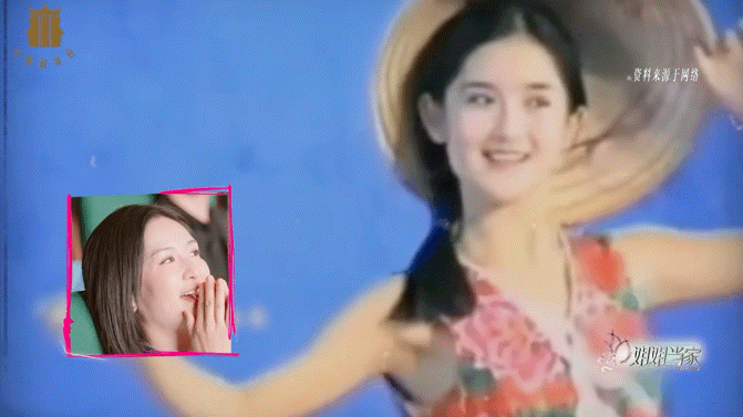 谢娜大学时期美得好突出，娜姐的五官真的很美很立体，果然是从小美到大[彩