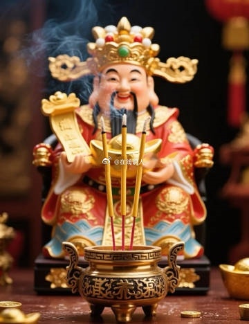财神是财富之神，供奉他可以帮助提升个人或家庭的财运，使生意兴隆、财源滚滚。此外，