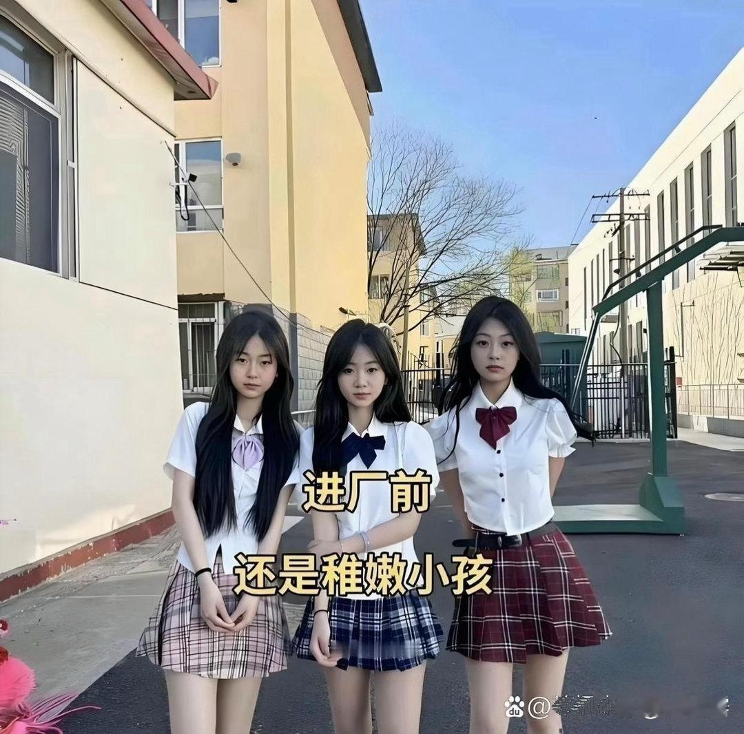 这就是进厂前后的区别，变化很大​​​