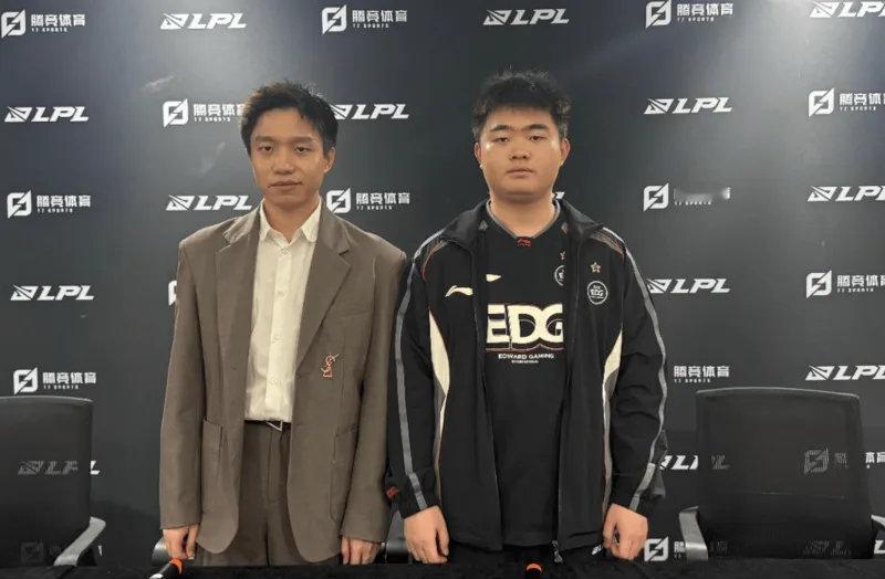 EDG以2-1的比分战胜LNG，赛后教练Clearlove聊Jwei的加入会给队