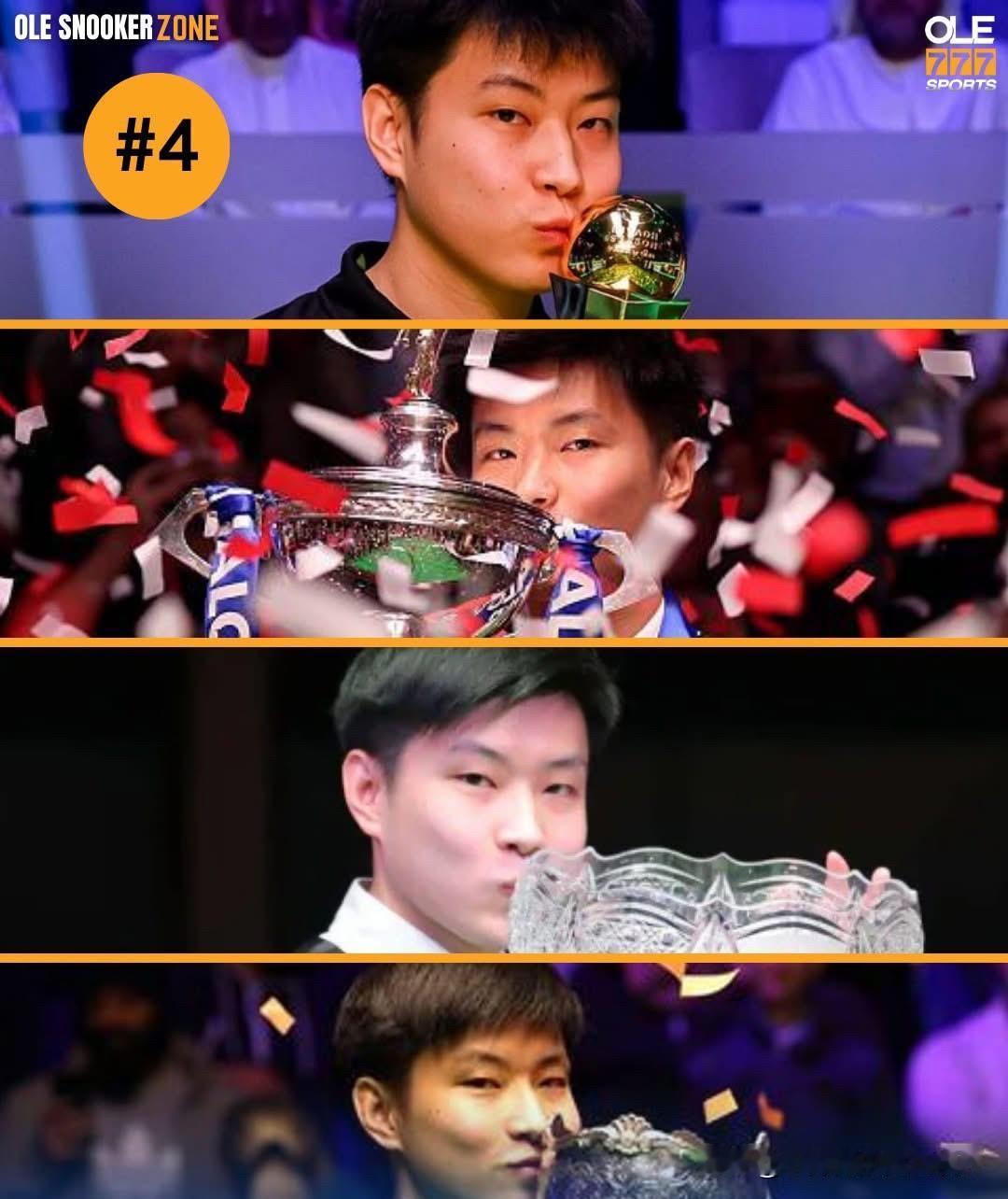 世界冠军的证明！赵心童在利雅得回击了所有质疑。第四个职业赛冠军，且至今保持决