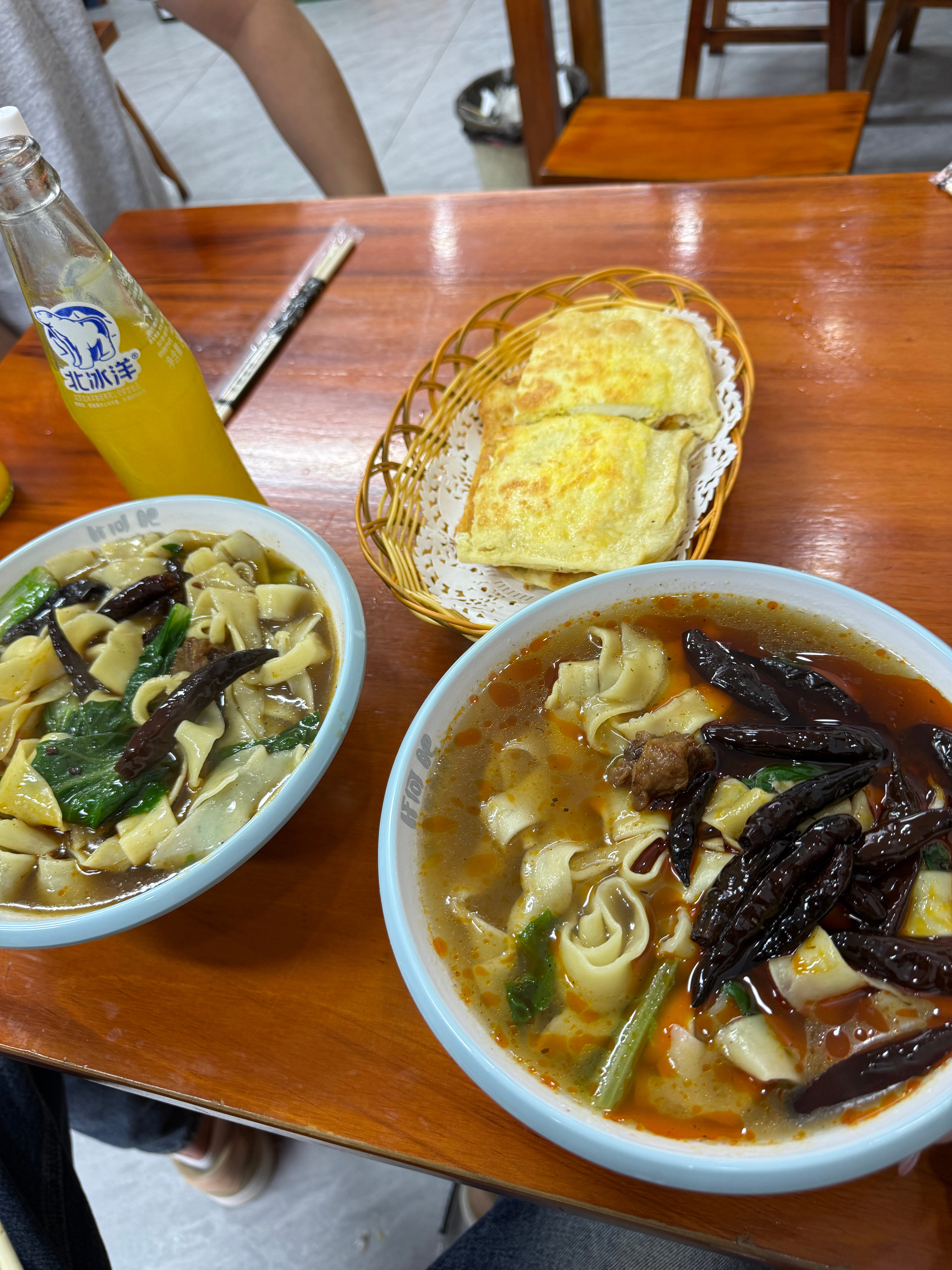 吃上了正宗的河北安徽板面和朝鲜面唐山