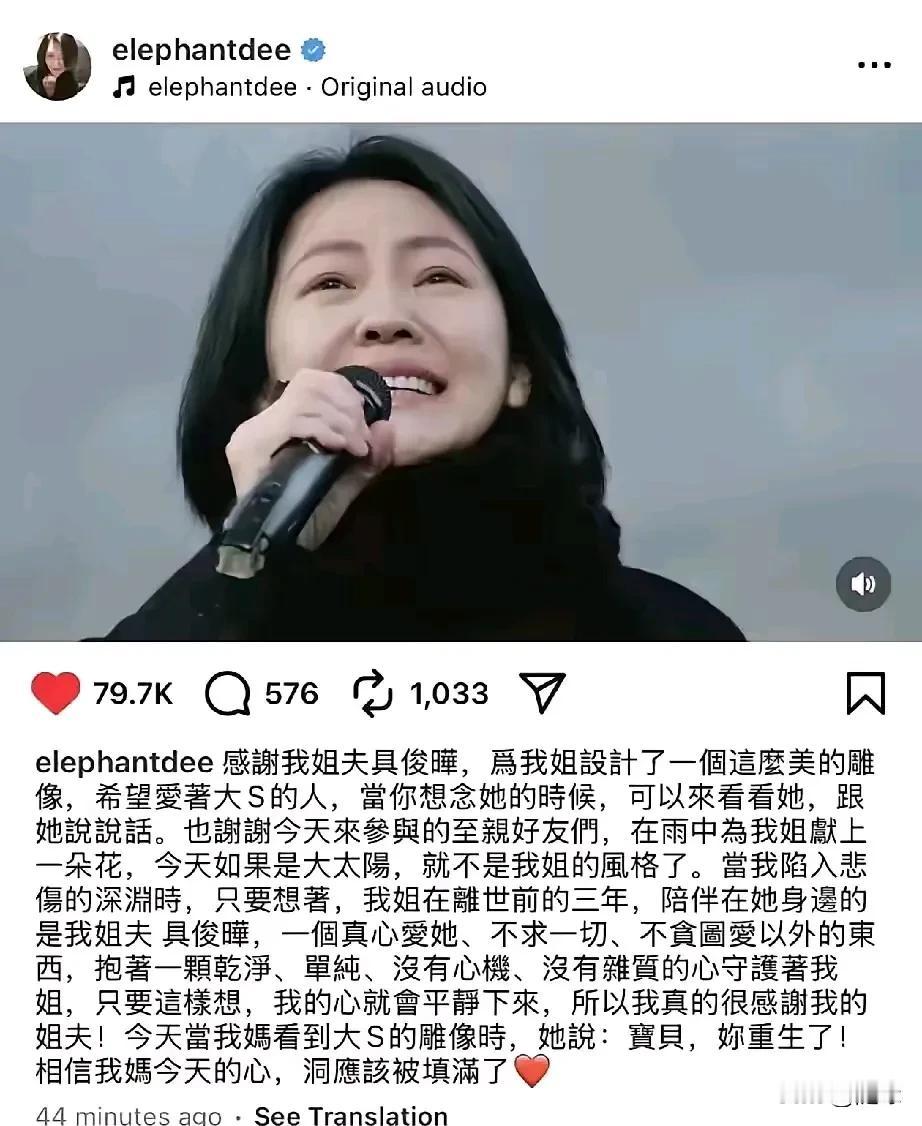 有一种感觉小S对前姐夫的怨比大S还要深！她发小作文感谢姐夫具俊晔就算了，非要